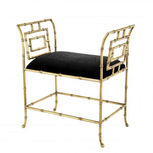 Банкетка EICHHOLTZ BONITA BENCH VINTAGE BRASS
