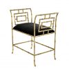 Банкетка EICHHOLTZ BONITA BENCH VINTAGE BRASS