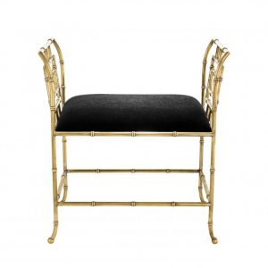 Банкетка EICHHOLTZ BONITA BENCH VINTAGE BRASS