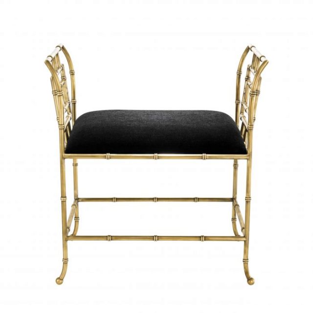 Банкетка EICHHOLTZ BONITA BENCH VINTAGE BRASS
