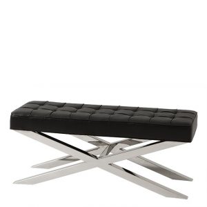 Банкетка EICHHOLTZ Bench Beekman Place Black