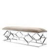 Банкетка EICHHOLTZ TRELLIS BENCH BEIGE