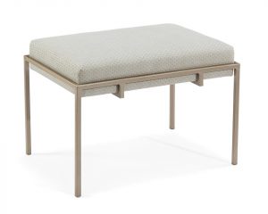 Банкетка John-Richard Metal Silver 2144 Upholstered Bench