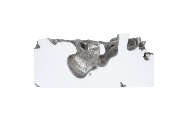 Банкетка Phillips Collection Freeform Bench White/Silver
