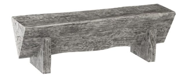 Банкетка Phillips Collection Triangle Bench Gray Stone
