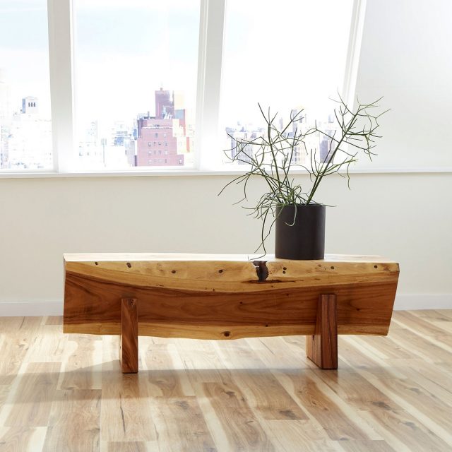 Банкетка Phillips Collection Triangle Bench Natural Wood