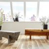 Банкетка Phillips Collection Triangle Bench Natural Wood