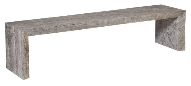 Банкетка Phillips Collection Waterfall Bench Grey Stone