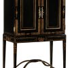 Бар Jonathan Charles Formal Black & Gold Drinks Cabinet