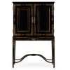 Бар Jonathan Charles Formal Black & Gold Drinks Cabinet
