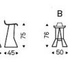 Барный стул Cattelan Italia PEPE STOOL