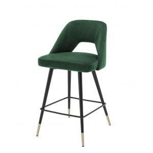 Барный стул EICHHOLTZ Counter Stool Avorio Green