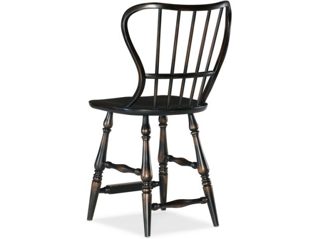 Барный стул HOOKER FURNITURE CIAO BELLA SPINDLE BACK COUNTER STOOL BLACK
