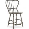 Барный стул HOOKER FURNITURE CIAO BELLA SPINDLE BACK COUNTER STOOL GRAY