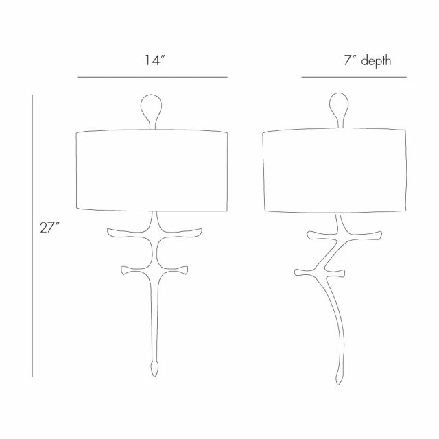Бра ARTERIORS GILBERT SCONCE ANTIQUE