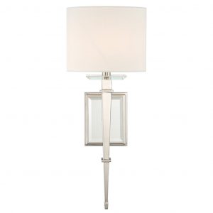 Бра Crystorama CLIFTON POLISHED NICKEL