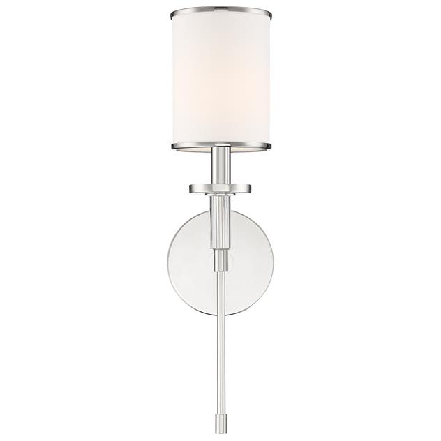 Бра Crystorama Hatfield Polished Nickel