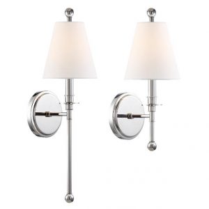 Бра Crystorama RIVERDALE Polished Nickel