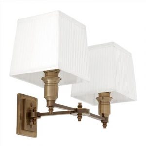Бра EICHHOLTZ Wall Lamp Lexington Double White