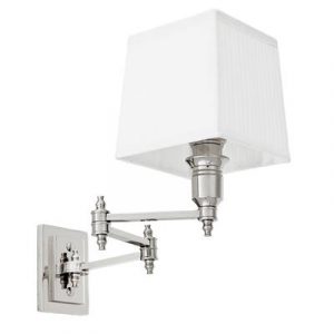 Бра EICHHOLTZ Wall Lamp Lexington Swing Silver White