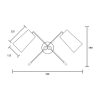 Бра HEATHFIELD&Co ANDRO DOUBLE WALL LIGHT