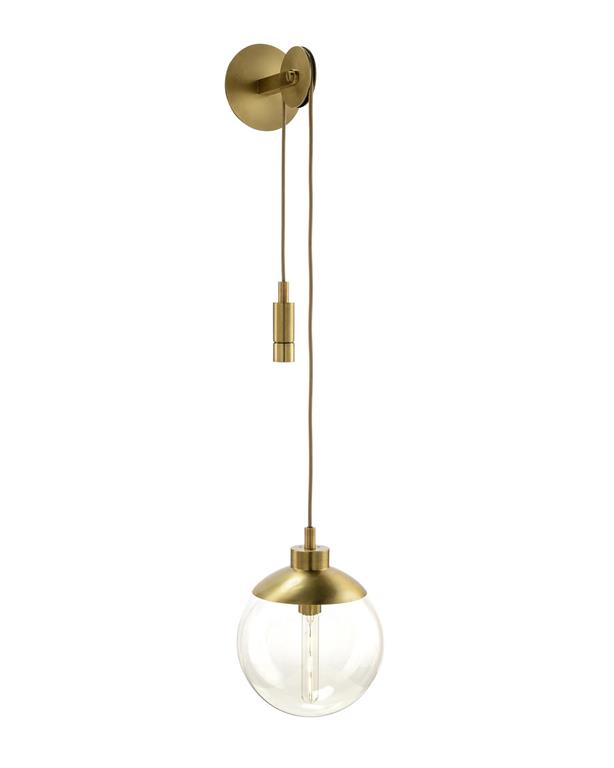 Бра John-Richard Antique Gold Pulley Sconce