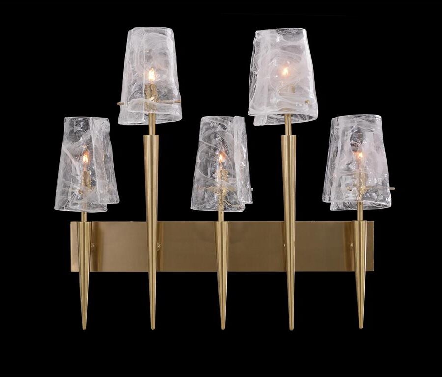 Бра John-Richard Coffee Bronze Torch Wall Sconce