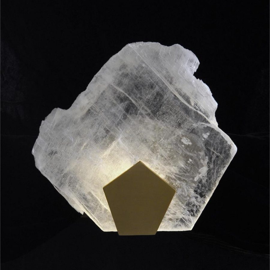 Бра John-Richard Selenite Pane Wall Sconce