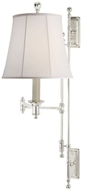 Бра Ralph Lauren Home Kerry Swing Arm Wall Lamp Polished Silver
