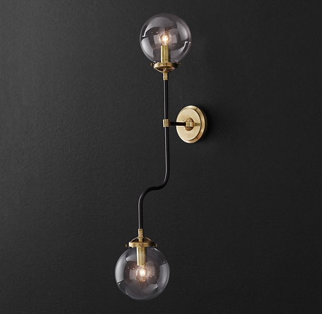 Бра Restoration Hardware BISTRO GLOBE GRAND SCONCE