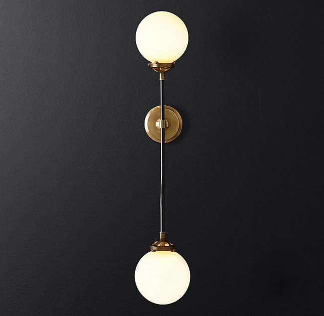Бра Restoration Hardware BISTRO GLOBE GRAND SCONCE