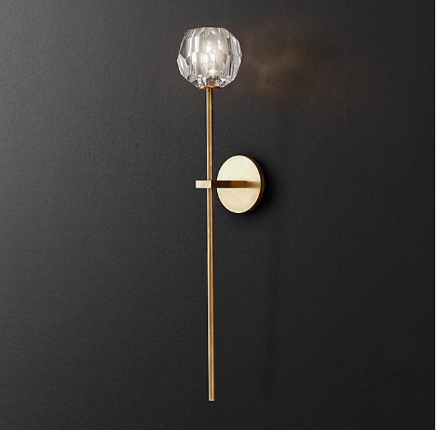 Бра Restoration Hardware BOULE DE CRISTAL GRAND SCONCE