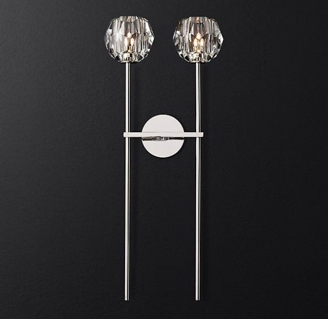 Бра Restoration Hardware BOULE DE CRISTAL GRAND SCONCE