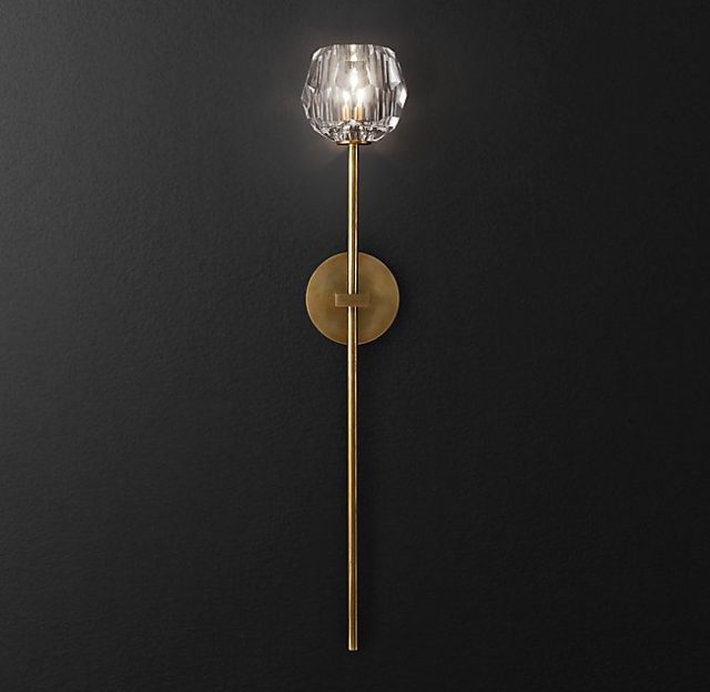 Бра Restoration Hardware BOULE DE CRISTAL GRAND SCONCE