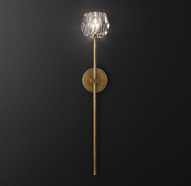 Бра Restoration Hardware BOULE DE CRISTAL GRAND SCONCE