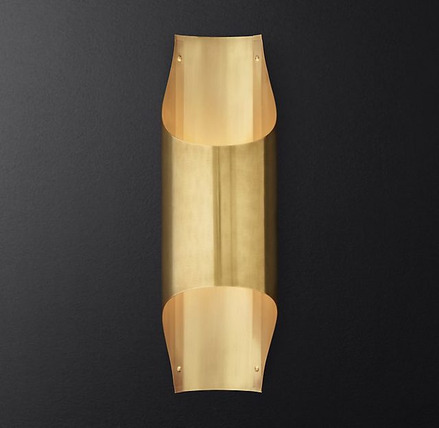 Бра Restoration Hardware CATHEDRAL BRASS SCONCE