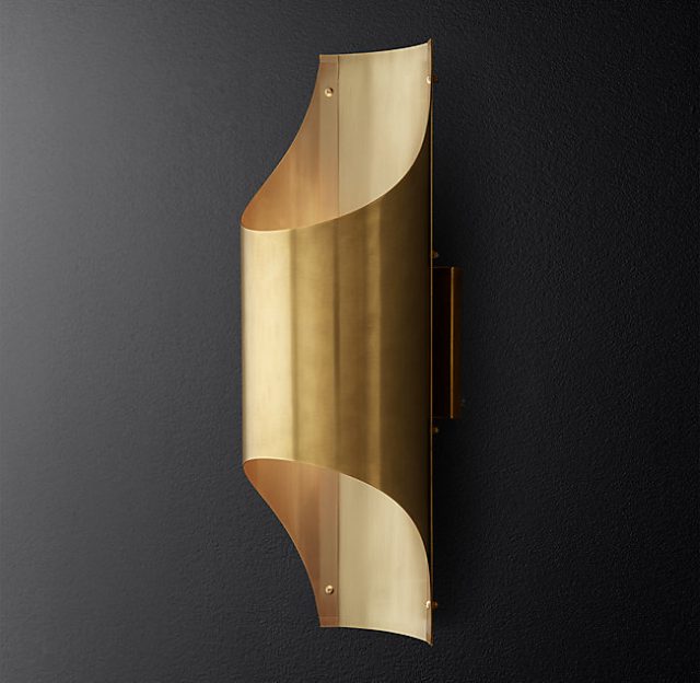 Бра Restoration Hardware CATHEDRAL BRASS SCONCE