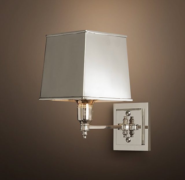 Бра Restoration Hardware CLARIDGE SINGLE METAL