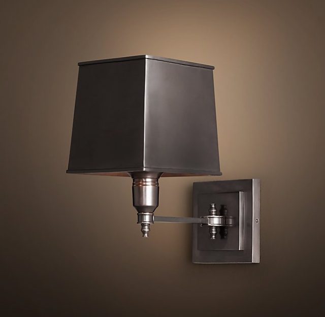 Бра Restoration Hardware CLARIDGE SINGLE METAL