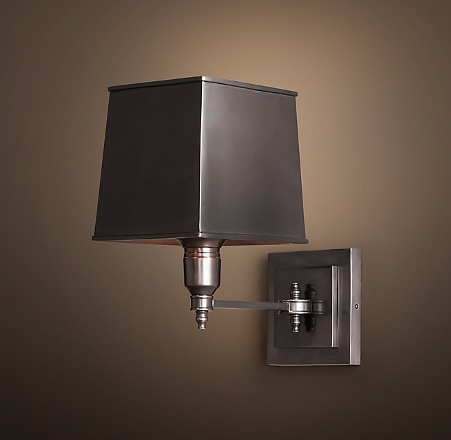 Бра Restoration Hardware CLARIDGE SINGLE METAL