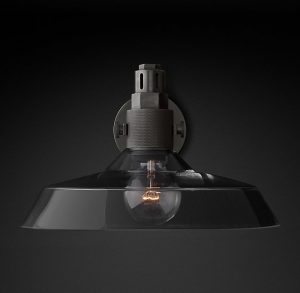 Бра Restoration Hardware CONDORCET CLEAR GLASS SCONCE