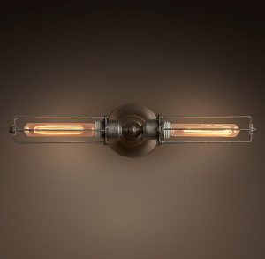 Бра Restoration Hardware EDISON CAGED INLINE DOUBLE