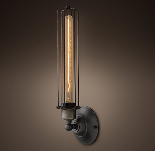 Бра Restoration Hardware EDISON CAGED SCONCE