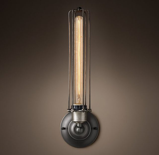 Бра Restoration Hardware EDISON CAGED SCONCE