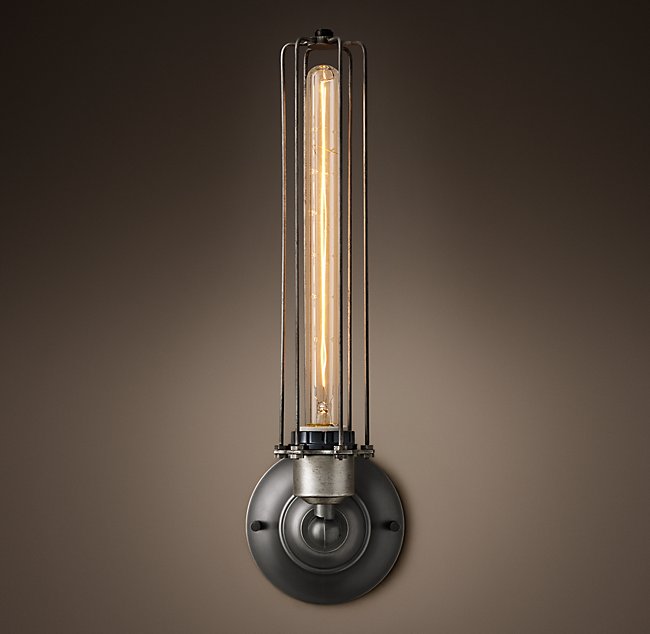 Бра Restoration Hardware EDISON CAGED SCONCE