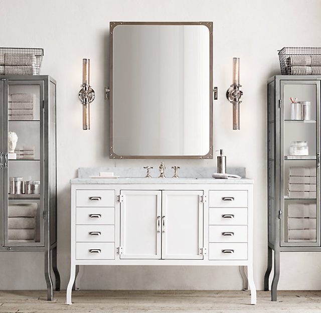 Бра Restoration Hardware EDISON PERFORATED INLINE DOUBLE