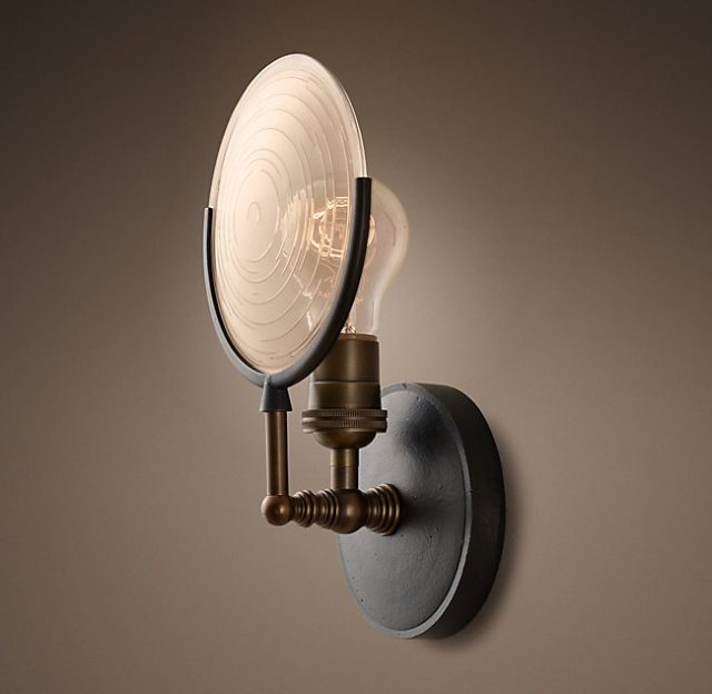 Бра Restoration Hardware GASLIGHT LENS