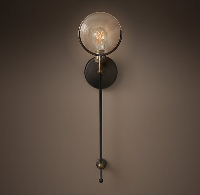 Бра Restoration Hardware GASLIGHT LENS