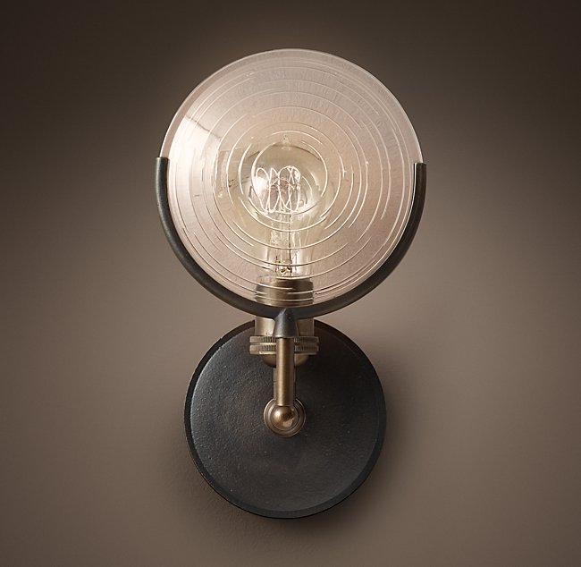 Бра Restoration Hardware GASLIGHT LENS