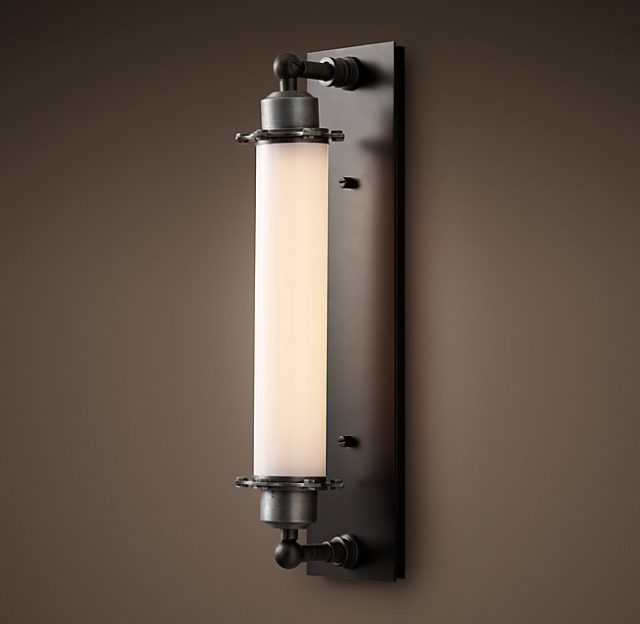 Бра Restoration Hardware GRAND EDISON MILK GLASS
